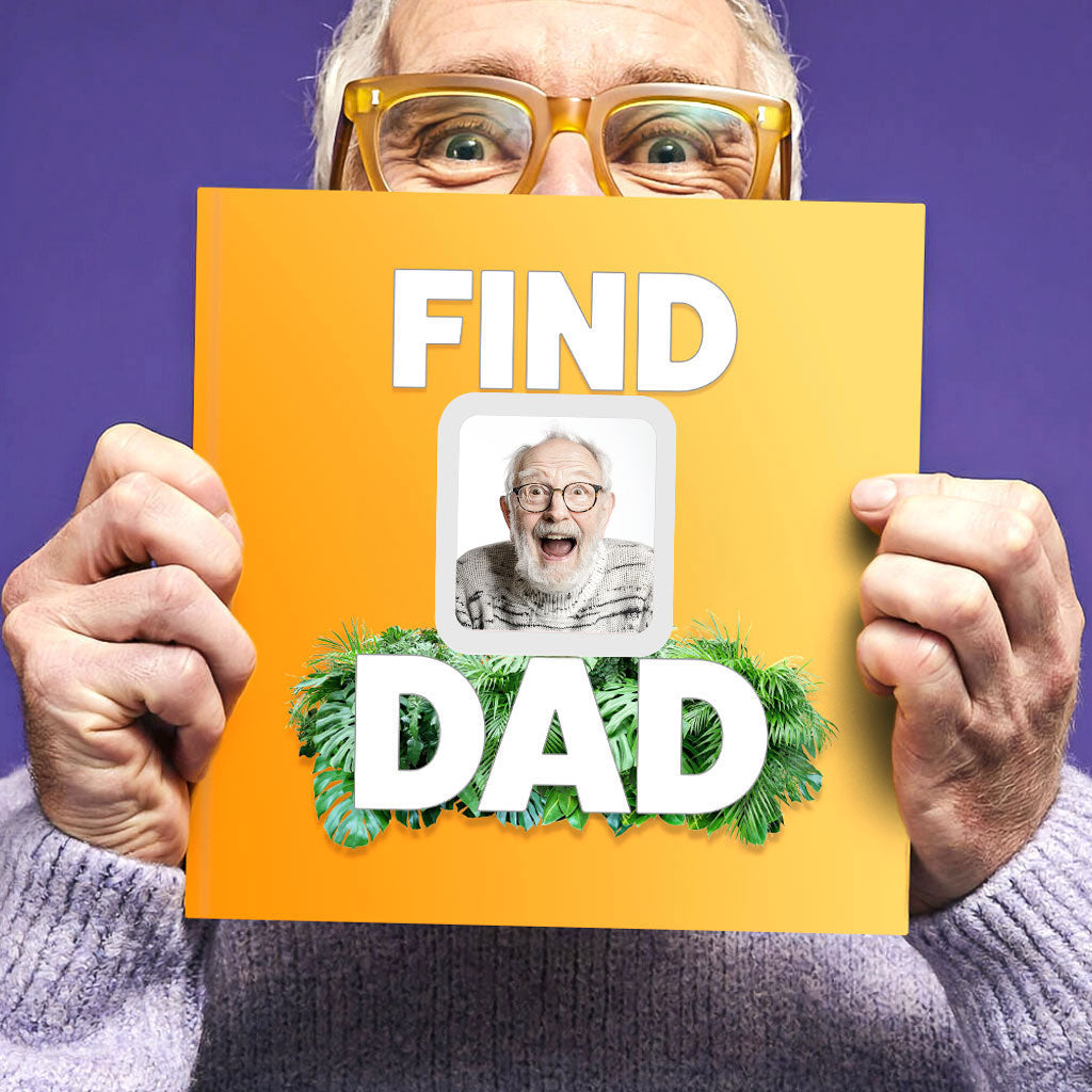 Personalised Dad Gift Book 'Find Dad'