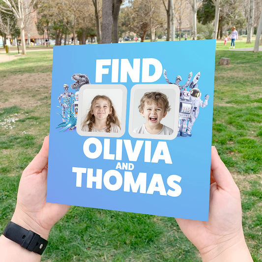 Personalised Book For Children 'Find The Children'